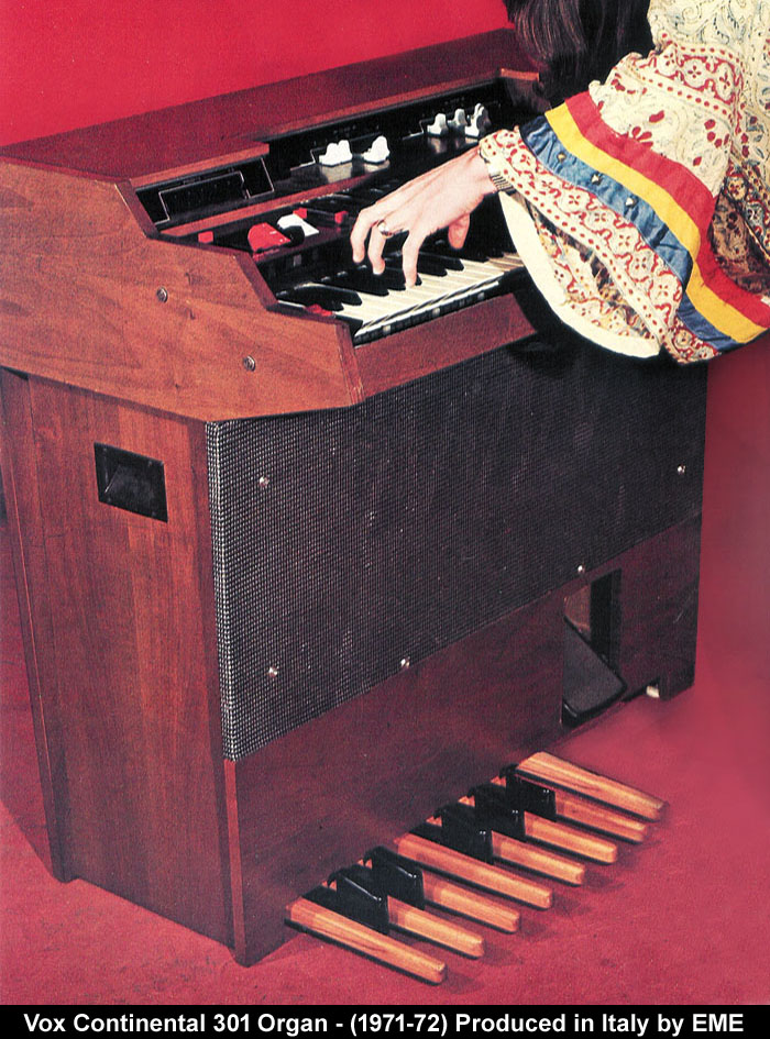 Vox Continental 301 Organ (Italian production at EME)
